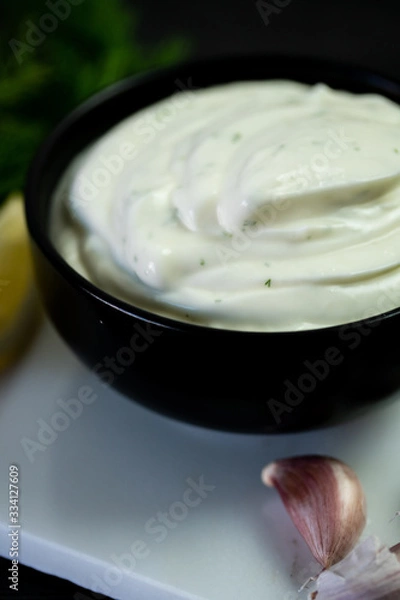 Obraz Garlic Mayo Aioli Dip