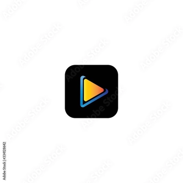 Fototapeta Music logo template vector icon design