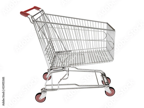 Obraz Shopping carts isolated