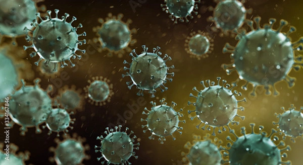 Obraz Coronavirus background