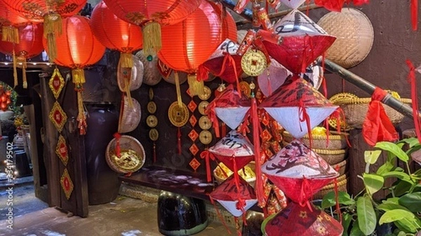 Obraz ベトナム・ホーチミンにある古風なカフェ