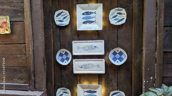 Obraz ベトナム・ホーチミンにある古風なカフェ