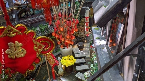 Obraz ベトナム・ホーチミンにある古風なカフェ