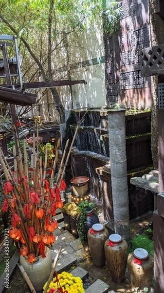 Obraz ベトナム・ホーチミンにある古風なカフェ