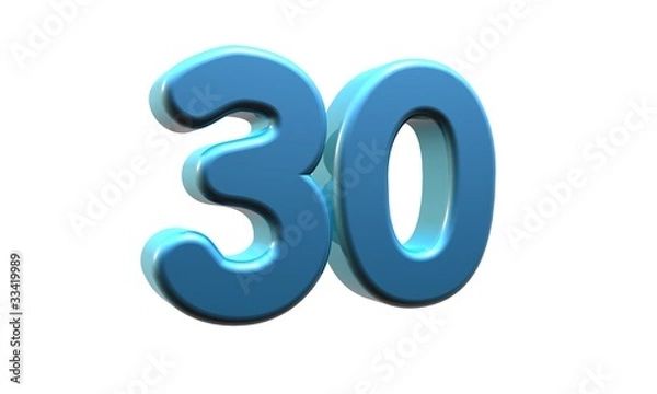Fototapeta 30 Dreizig