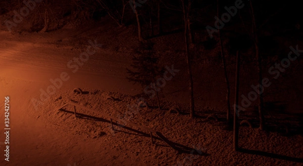 Obraz sunset in the desert