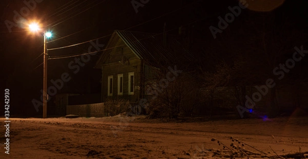 Obraz house in the night