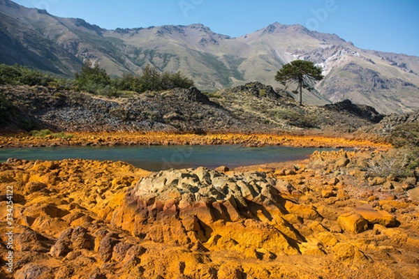 Obraz Panorama de Rocas de Basalto