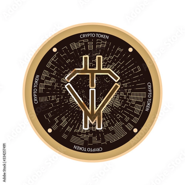 Obraz Crypto Token symbol