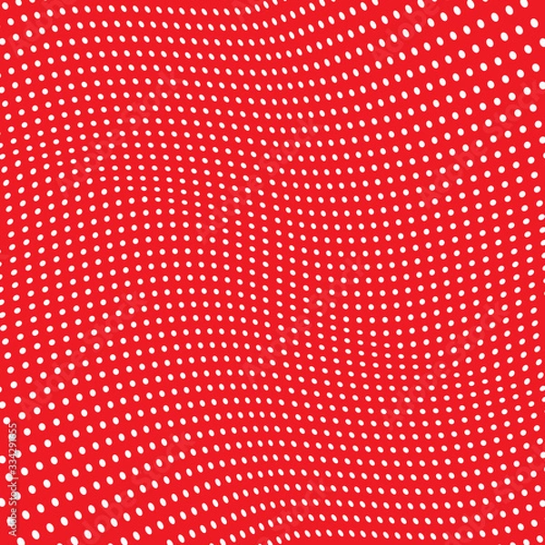 Fototapeta Abstract background with dots and circles. 