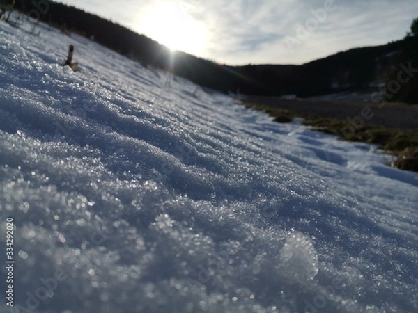 Obraz lake in winter