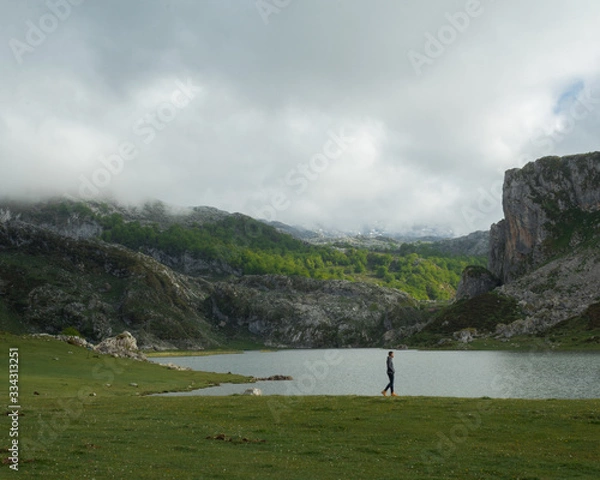Obraz lake in the mountains