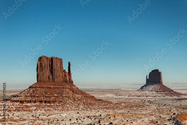 Obraz monument valley at winter
