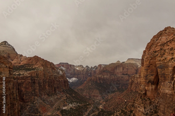 Obraz view of zion national park