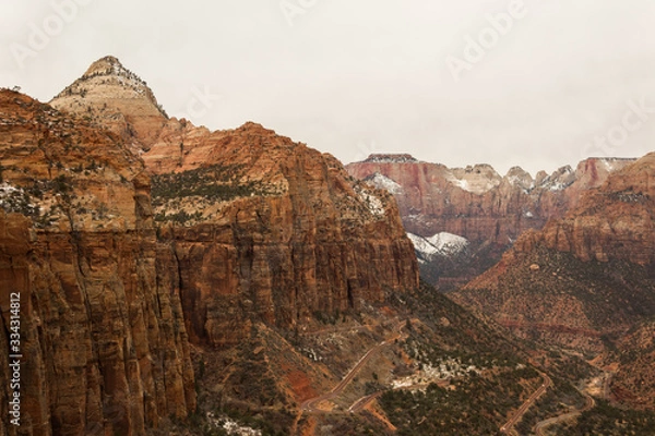 Obraz view of zion national park