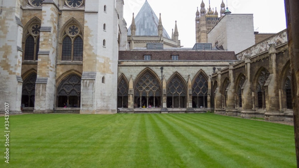 Obraz grass at westminster abbey