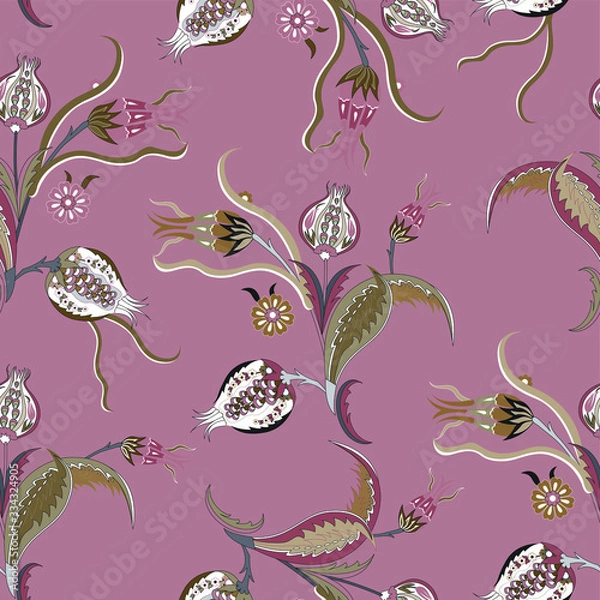 Obraz ethnic iznik ottoman pattern