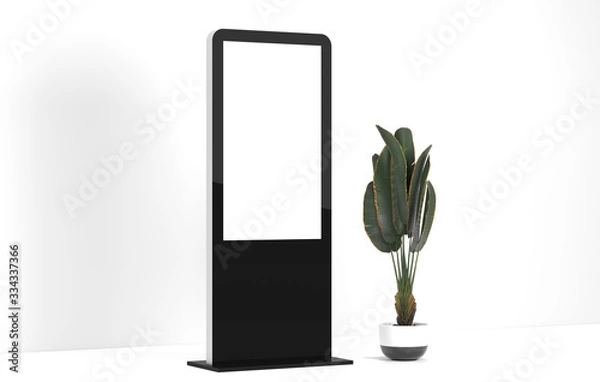 Obraz Digital signage led display mockup.