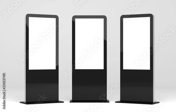 Fototapeta Digital signage led display mockup.