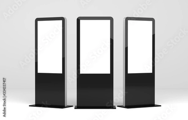 Fototapeta Digital signage led display mockup.