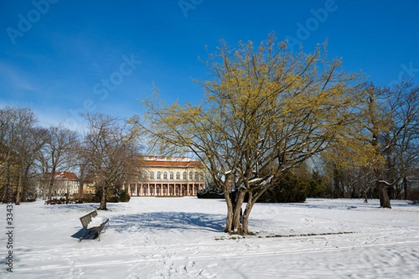 Obraz Merseburg Schlossgartensalon im Winter