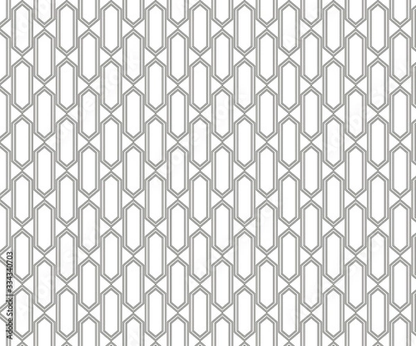 Fototapeta Repeating hexagon shape vector pattern