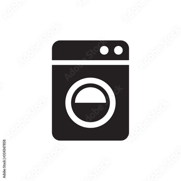 Fototapeta WASH MACHINE ICON