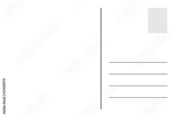 Obraz Ansichtskarte Rückseite