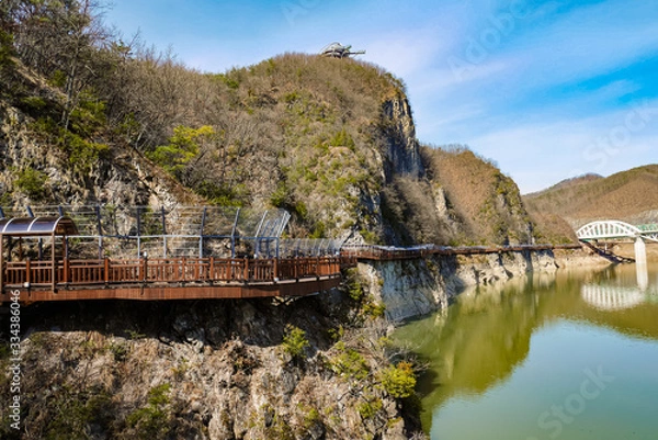 Obraz 푸른 하늘과 강