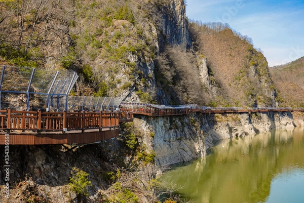 Obraz 푸른 하늘과 강