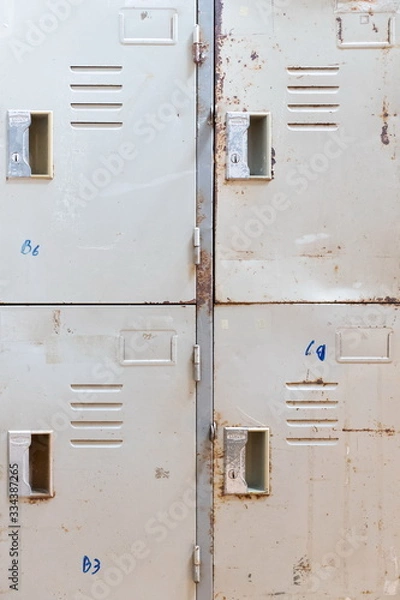 Fototapeta Old locker with rust