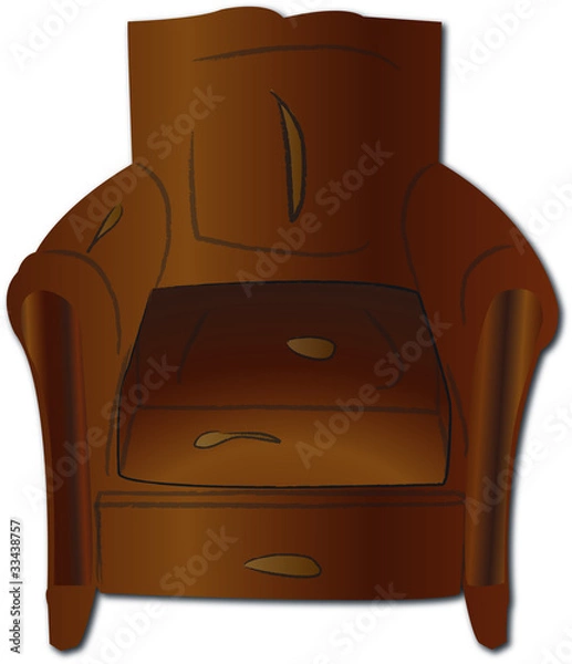 Obraz Kaputter Sessel