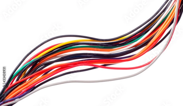 Obraz Kolorowe kable elektryczne