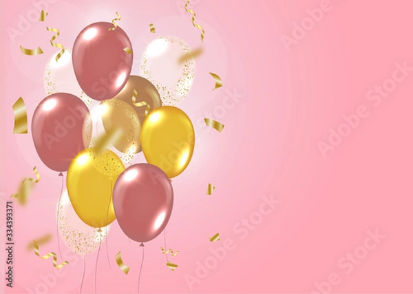 Fototapeta 풍선 벡터 배경