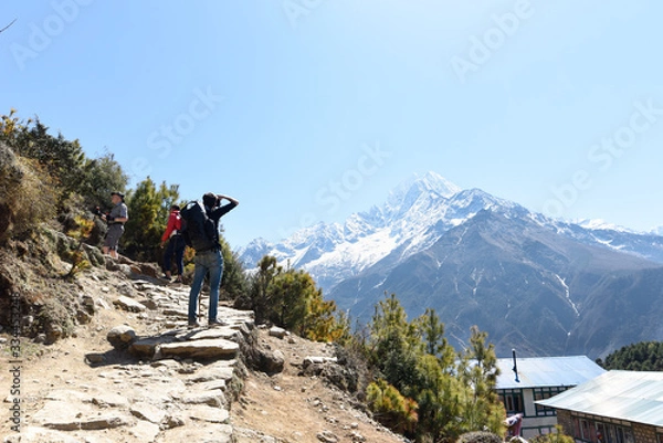 Obraz randonée au népal