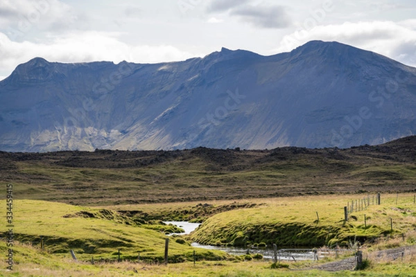 Obraz Scenic view, Keldur at Rangarvellir