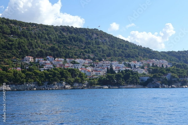 Fototapeta Croatia views between Trogir and Split