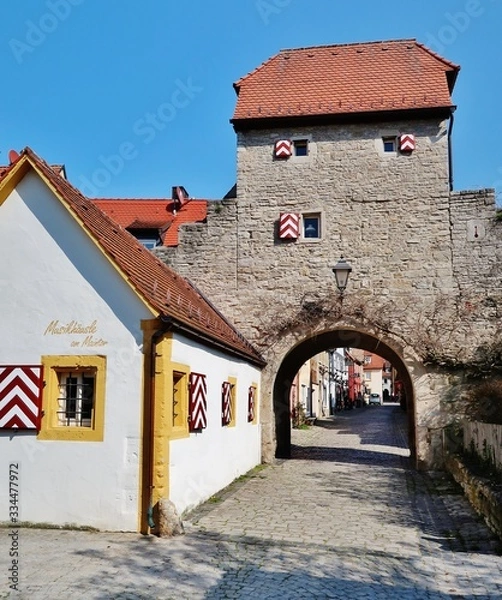 Fototapeta Sommerhausen, Maintor