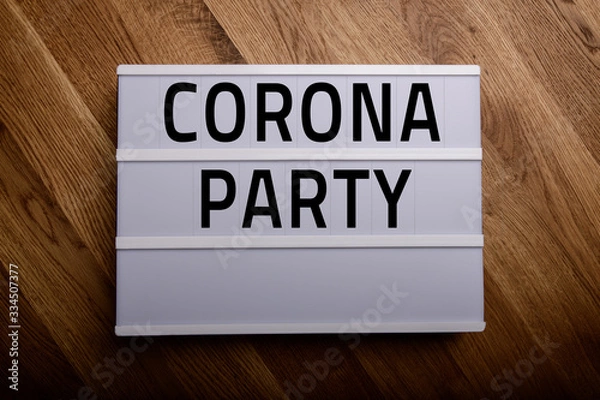 Obraz CORONA PARTY