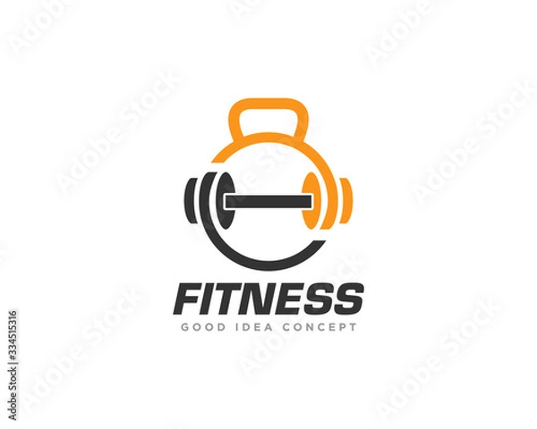 Obraz Fitness and Gym Logo Design Vector
