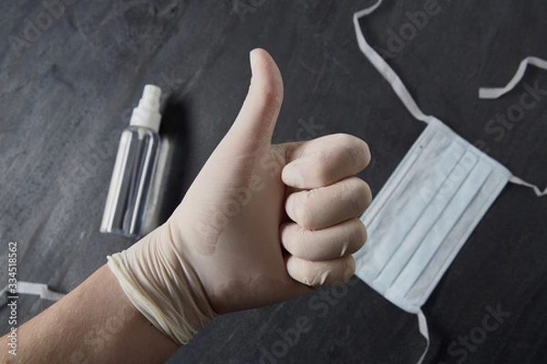 Fototapeta Covid 19 remote work at home