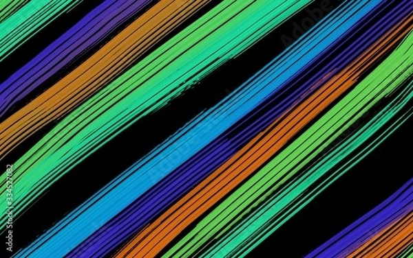 Obraz Dynamic Abstract Lines Background with Vibrant Colors