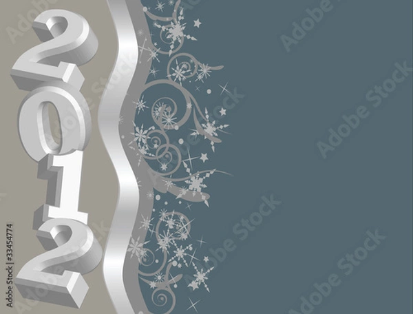 Obraz New Years 2012 Vector Clip Art