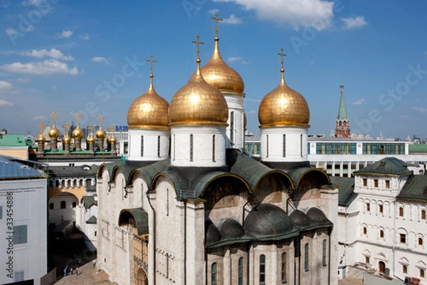 Fototapeta Панорама Москвы с колокольни Иван Великий.