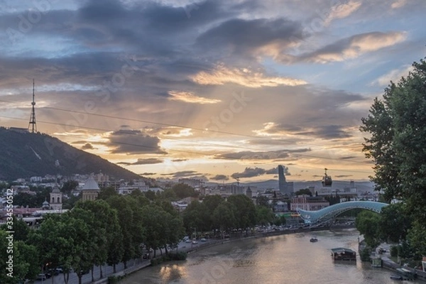 Fototapeta Tbilisi Evening