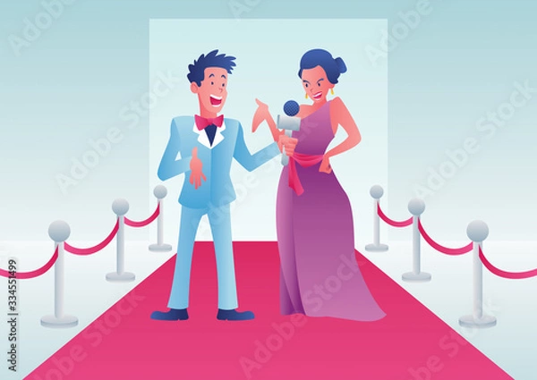 Obraz Red Carpet Interview