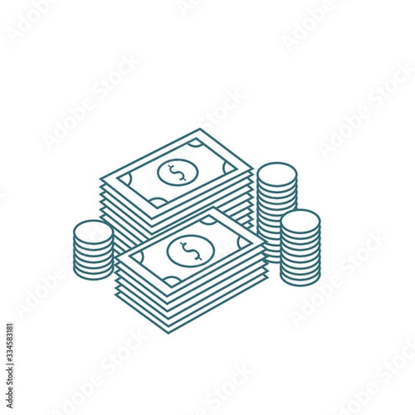 Obraz Stack of Money