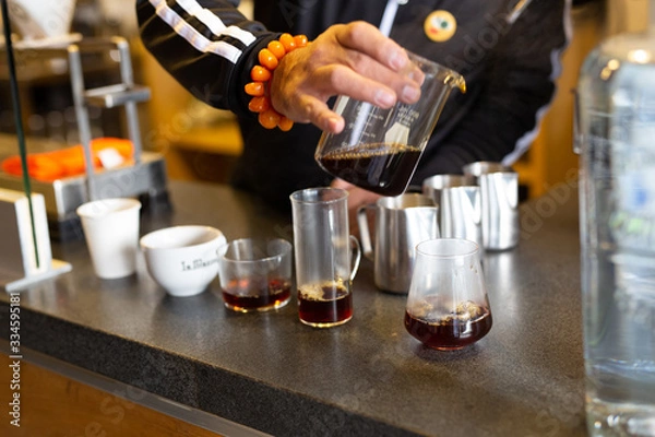 Fototapeta Third Wave Coffee Demonstration