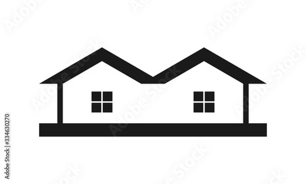 Fototapeta House simple illustration vector icon