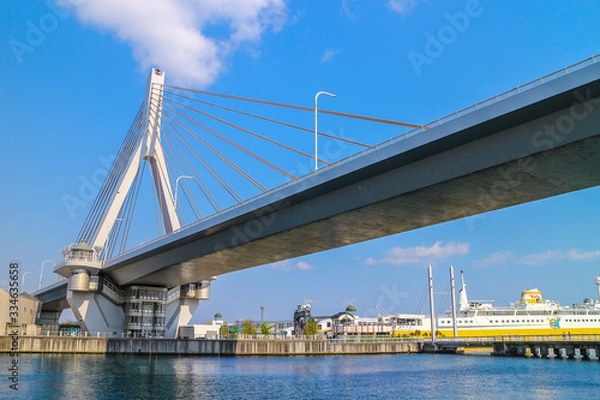 Obraz Aomori suspension bay bridge